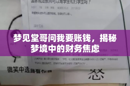 梦见堂哥问我要账钱，揭秘梦境中的财务焦虑