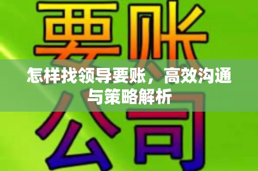 怎样找领导要账，高效沟通与策略解析