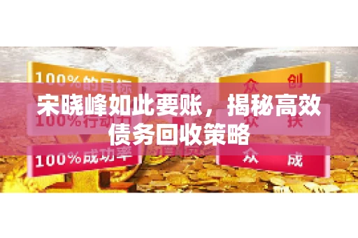 宋晓峰如此要账，揭秘高效债务回收策略