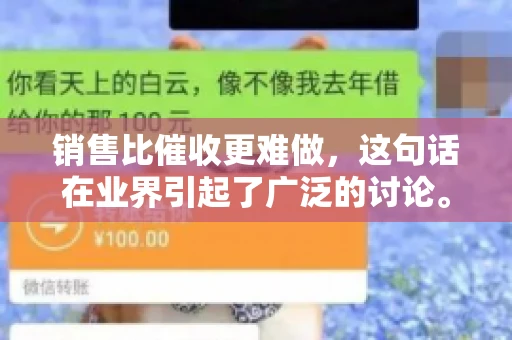 销售比催收更难做，这句话在业界引起了广泛的讨论。在我看来，这句话并非空穴来风，而是基于实际工作经验和观察得出的结论。今天，我就来和大家聊聊这个话题，从销售和催收的实际情况出发，探讨为什么销售比催收更难做。