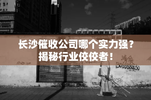 长沙催收公司哪个实力强？揭秘行业佼佼者！